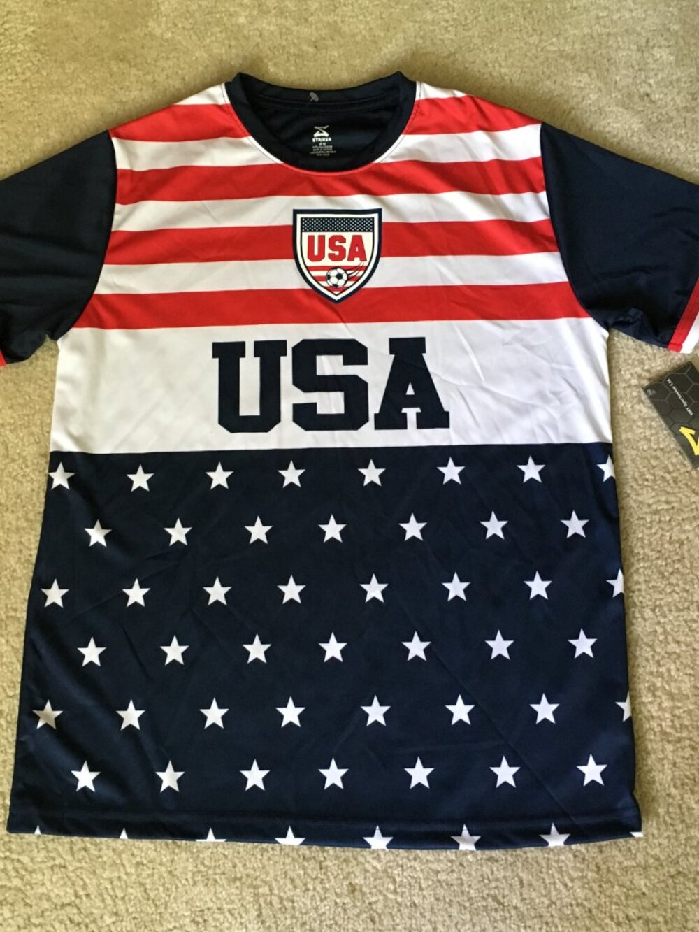 USA Eagle Soccer Futbol jersey Americana edition